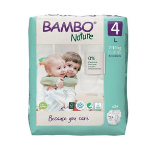Bambo Nature Eco Nappies Size 4 L - Pack--Hello-Charlie