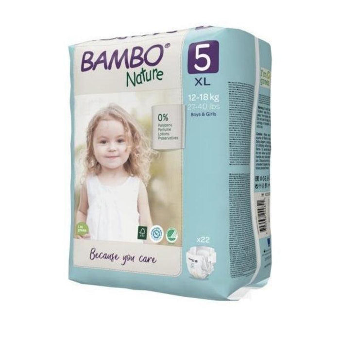 Bambo Nature Eco Nappies XL Size 5 - Pack--Hello-Charlie