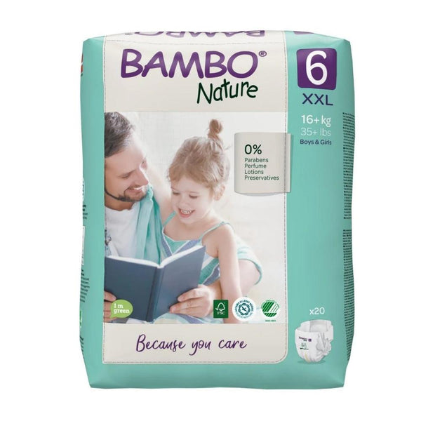 Bambo Nature Eco Nappies XXL Size 6 - Bulk--Hello-Charlie