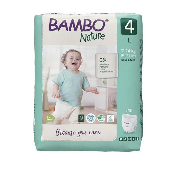 Bambo Nature Eco Training Pants Size 4 L - Pack--Hello-Charlie