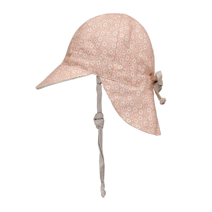 Bedhead Reversible Baby Flap Hat - Polly / Flax--Hello-Charlie