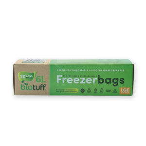 Biotuff Compostable Freezer Bags--Hello-Charlie