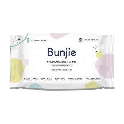 Bunjie Probiotic Eco Baby Wipes-Bunjie-Hello Charlie