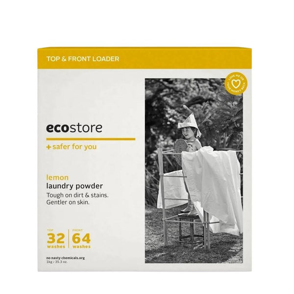 Ecostore Top & Front Loader Laundry Powder - Lemon-1kg-Hello-Charlie