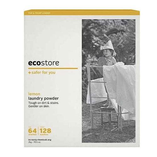 Ecostore Top & Front Loader Laundry Powder - Lemon-2kg-Hello-Charlie