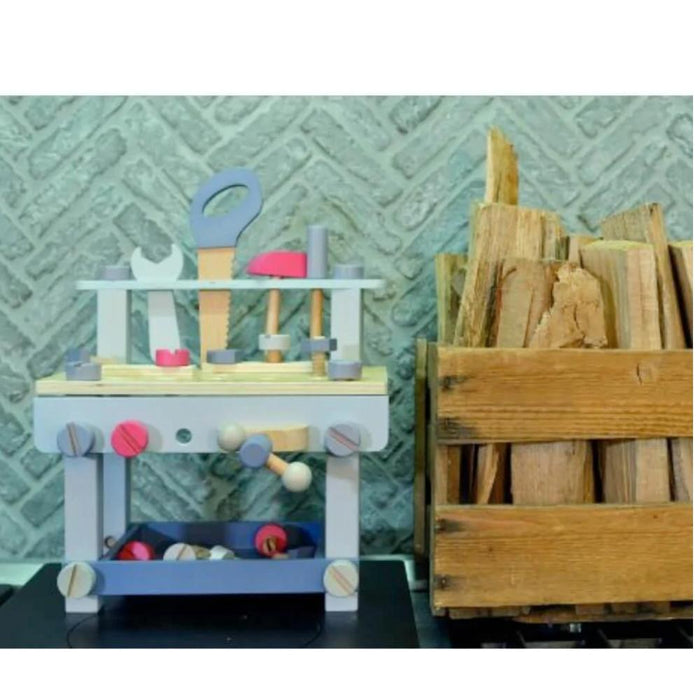 Everearth Large Workbench with Tools - Pastel--Hello-Charlie