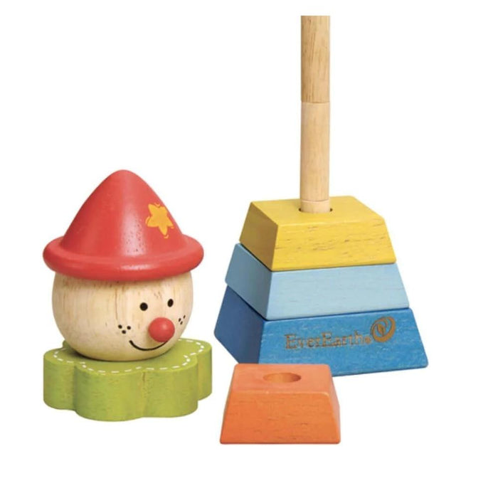 Everearth Stacking Clown - Red Hat--Hello-Charlie