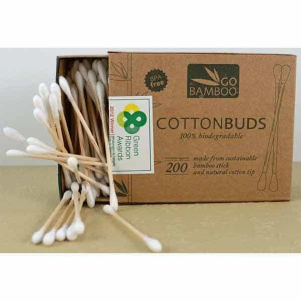 Go Bamboo Cotton Buds--Hello-Charlie