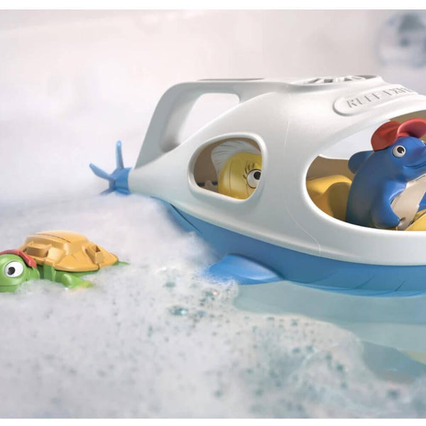 Happy Planet Toys Recycled Reef Express Submarine Bath Toys--Hello-Charlie