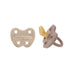 Hevea Natural Pacifier - Sandy Nude & Tan Beige-Orthodontic 3-36 months-Hello-Charlie