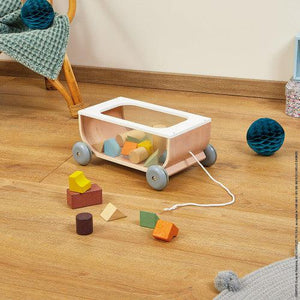 Janod Cocoon Cart with Blocks--Hello-Charlie