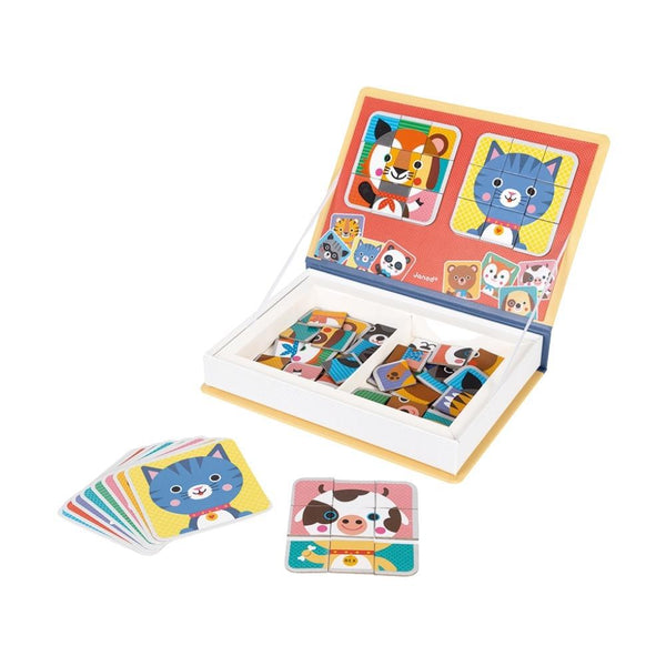 Janod Magnetibook Mix and Match Magnetic Animals--Hello-Charlie