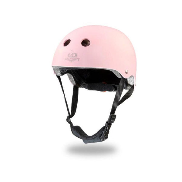 Kinderfeets Helmet for Toddler Bike-Matte Rose-Hello-Charlie