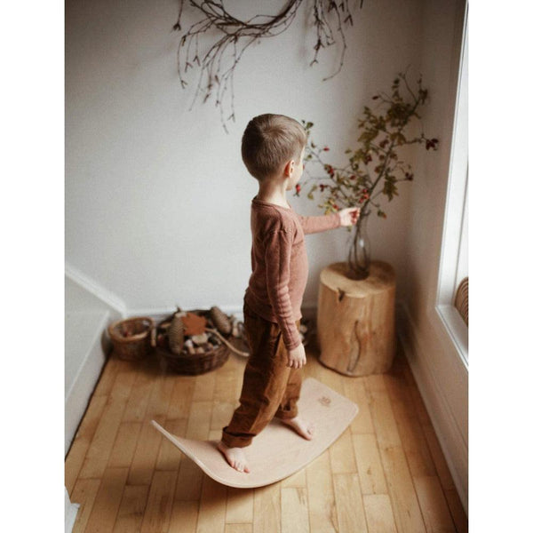 Kinderfeets Kinderboard Lite Wooden Balance Board - Natural--Hello-Charlie