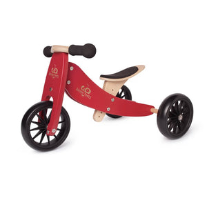 Kinderfeets Tiny Tot Trike & Bike - Cherry Red--Hello-Charlie