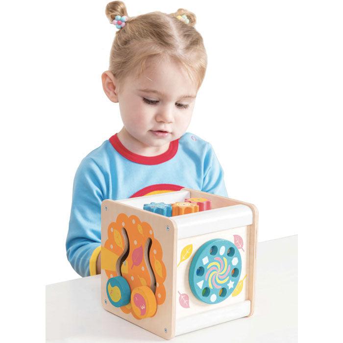 Le Toy Van Petilou Petit Activity Cube--Hello-Charlie