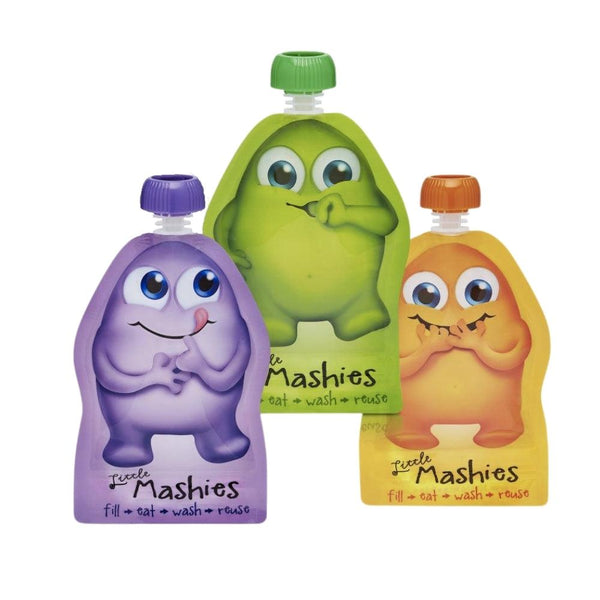Little Mashies Reusable Squeeze Pouch - Pack of 2--Hello-Charlie
