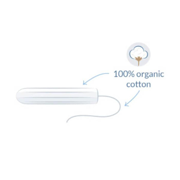 Natracare Organic Cotton Tampons - Regular--Hello-Charlie