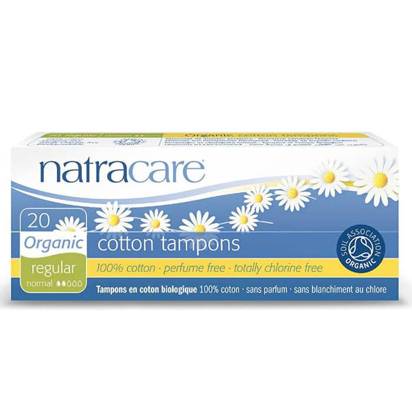 Natracare Organic Cotton Tampons - Regular--Hello-Charlie