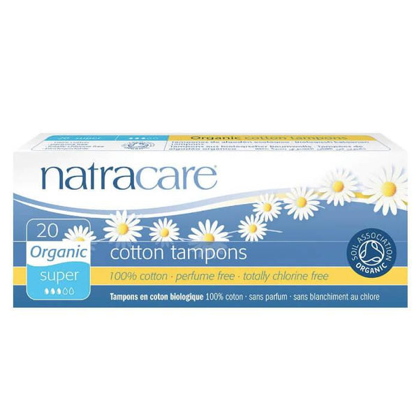 Natracare Organic Cotton Tampons - Super--Hello-Charlie