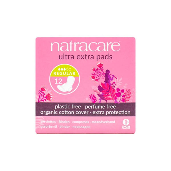 Natracare Ultra Extra Pads Wings - Regular--Hello-Charlie