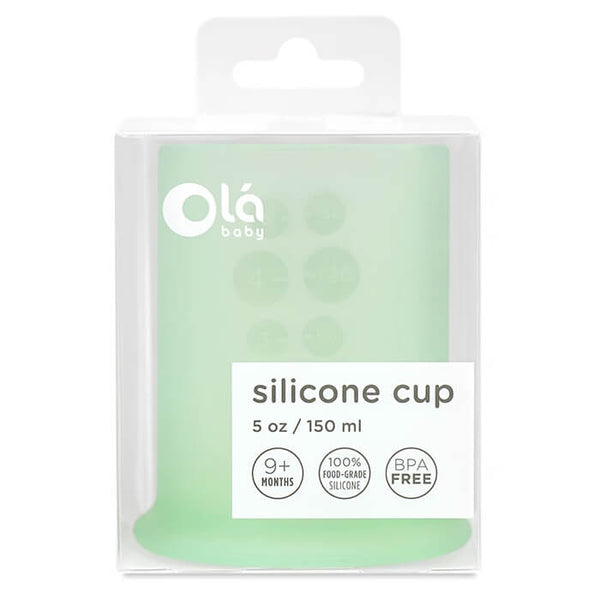 Olababy Silicone Training Cup - Mint--Hello-Charlie