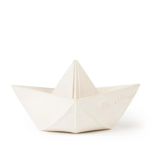 Oli & Carol Origami Boat - White--Hello-Charlie