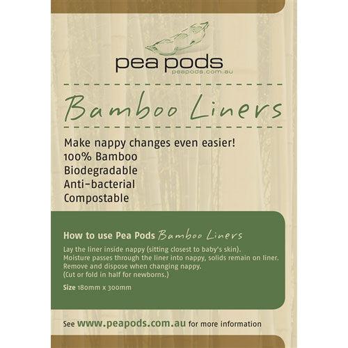 Pea Pods Bamboo Liners--Hello-Charlie