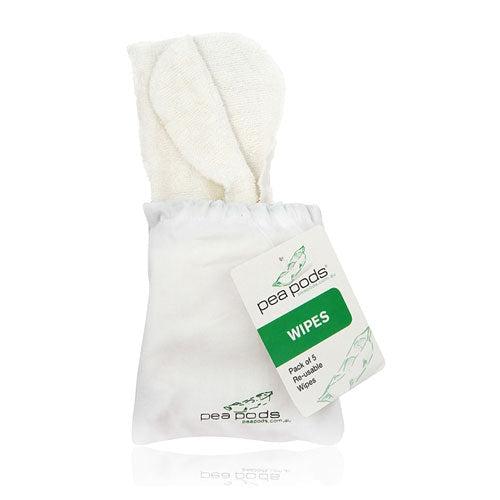 Pea Pods Bamboo Reusable Wipes--Hello-Charlie