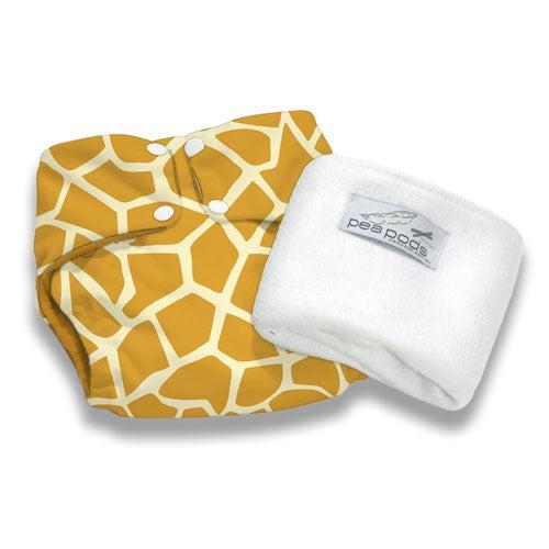 Pea Pods One Size Nappies-Giraffe-Hello-Charlie