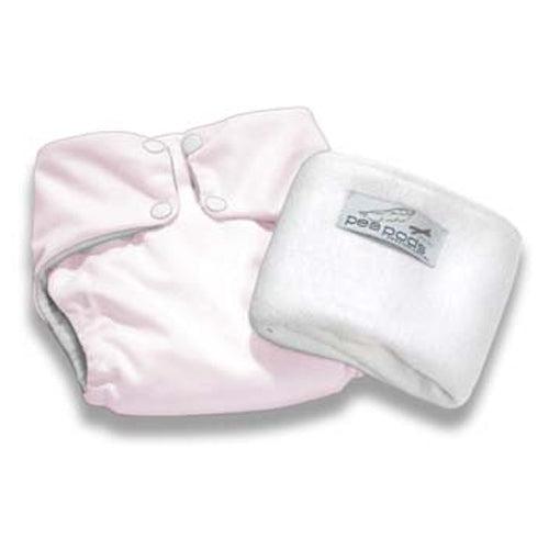 Pea Pods One Size Nappies-Pastel Pink-Hello-Charlie