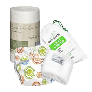 Pea Pods One Size Nappy Trial Pack--Hello-Charlie