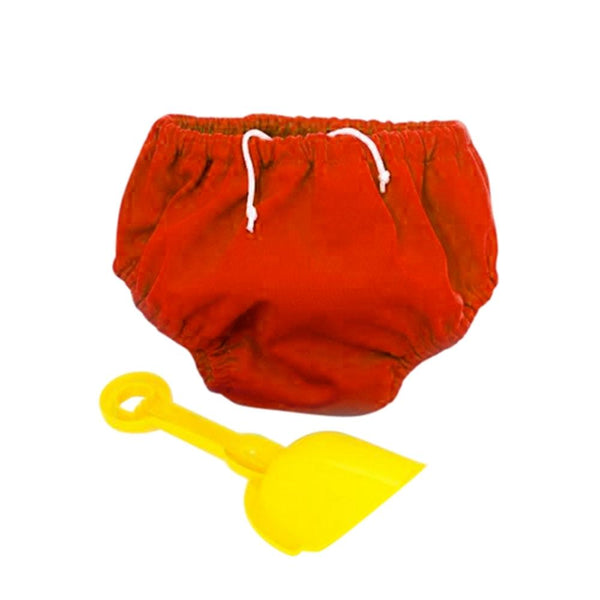Pea Pods Reusable Swim Nappies-Red Coral-Small-Hello-Charlie