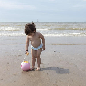 Quut Mini Ballo Beach Toy - Sweet Pink & Yellow Stone--Hello-Charlie