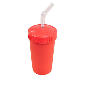 Re-Play Straw Cup with Reusable Straw-Red-Hello-Charlie