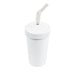 Re-Play Straw Cup with Reusable Straw-White-Hello-Charlie