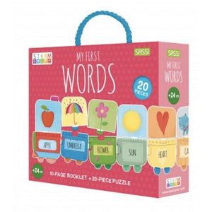 Sassi Junior Book & Puzzle - My First Words--Hello-Charlie