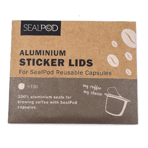 Sealpod Aluminium Sticker Lids For Reusable Capsules--Hello-Charlie