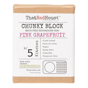 That Red House Chunky Block Dishwashing Soap - Pink Grapefruit--Hello-Charlie