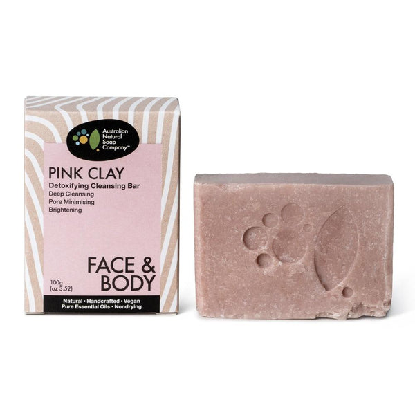 The ANSC Solid Facial Soap - Australian Pink Clay--Hello-Charlie