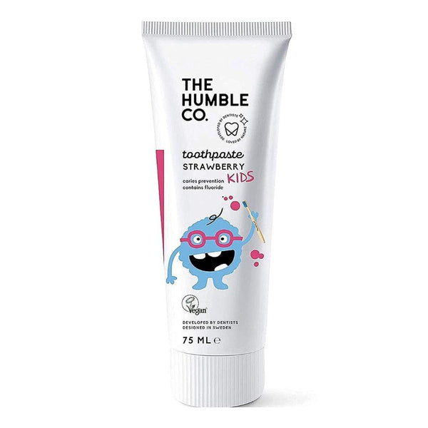 The Humble Co. Kids Natural Toothpaste - Strawberry--Hello-Charlie