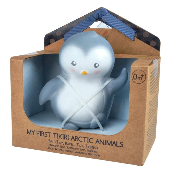 Tikiri Arctic Animals Rubber Teether - Penguin--Hello-Charlie