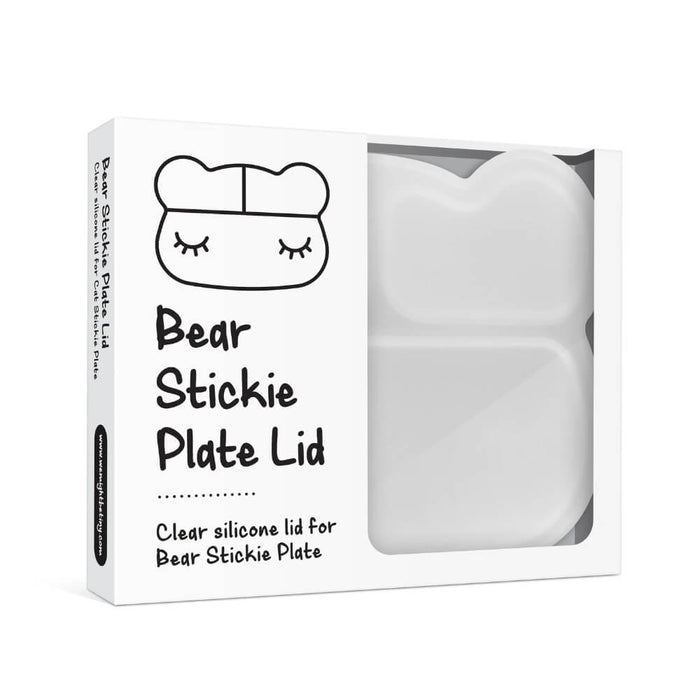 We Might Be Tiny Bear Stickie Plate Lid--Hello-Charlie