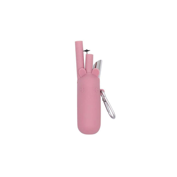 We Might Be Tiny Keepie & Bubble Tea Straw Set - Dusty Rose--Hello-Charlie
