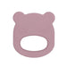 We Might Be Tiny Silicone Baby Teether - Bear-Dusty Rose-Hello-Charlie