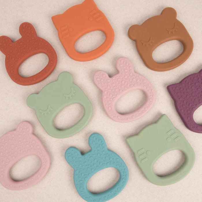 We Might Be Tiny Silicone Baby Teether - Bunny--Hello-Charlie
