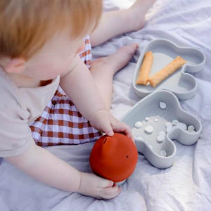 We Might Be Tiny Sippie Lid & Mini Silicone Straw - Rust--Hello-Charlie