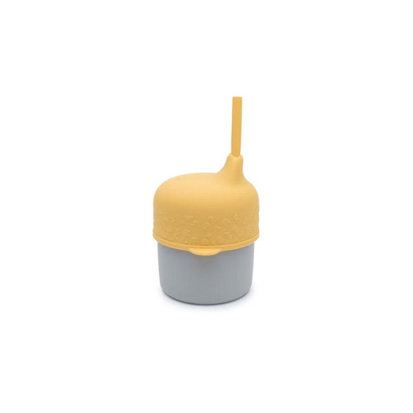 We Might Be Tiny Sippie Lid & Mini Silicone Straw – Yellow--Hello-Charlie