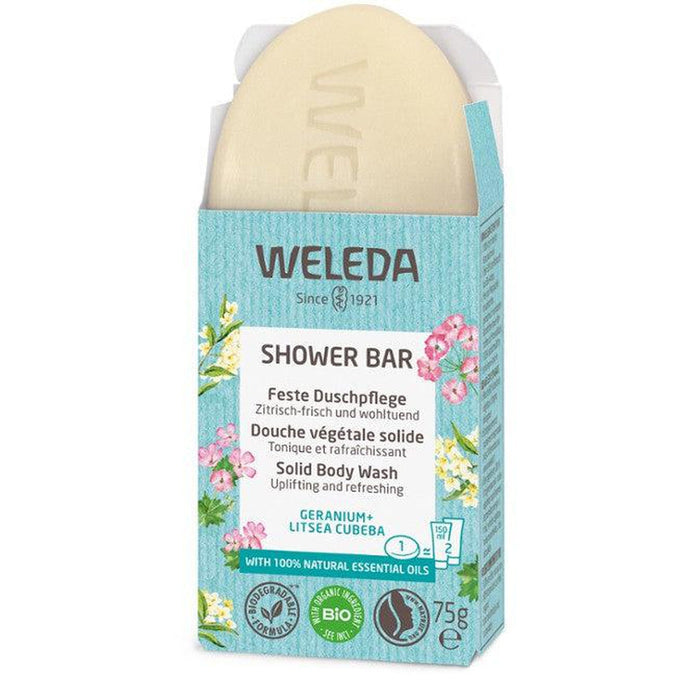 Weleda Solid Body Wash & Shower Bar - Geranium & Litsea Cubeba--Hello-Charlie