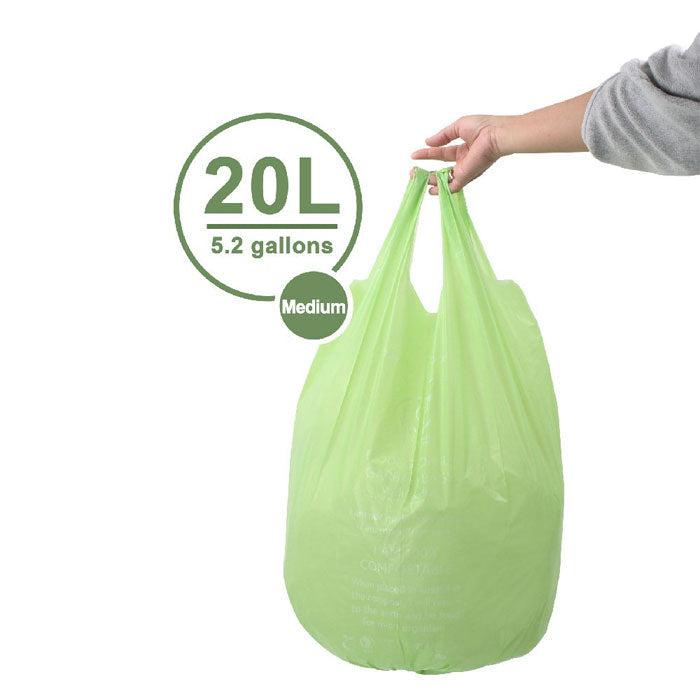 Ezee Garbage Bags/Dustbin Bags/Trash Bags - Medium - 19x21 inches -
